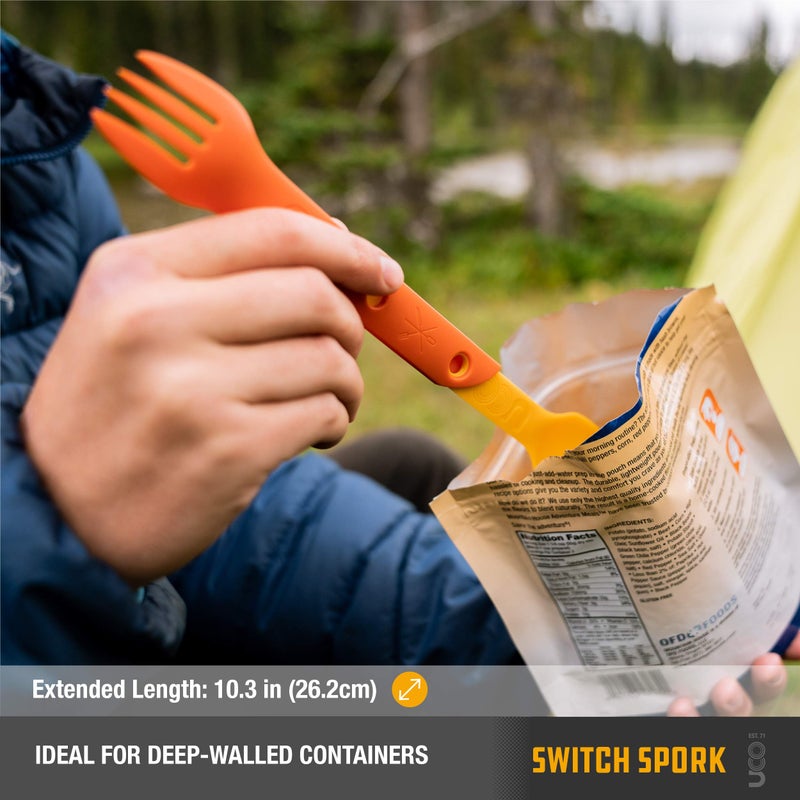 UCO 2-Piece Switch Spork Camping Spoon-Fork-Knife Utensil - Image 4